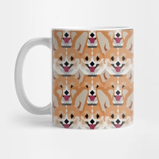 Cardigan Corgi Face Pattern - version one Mug